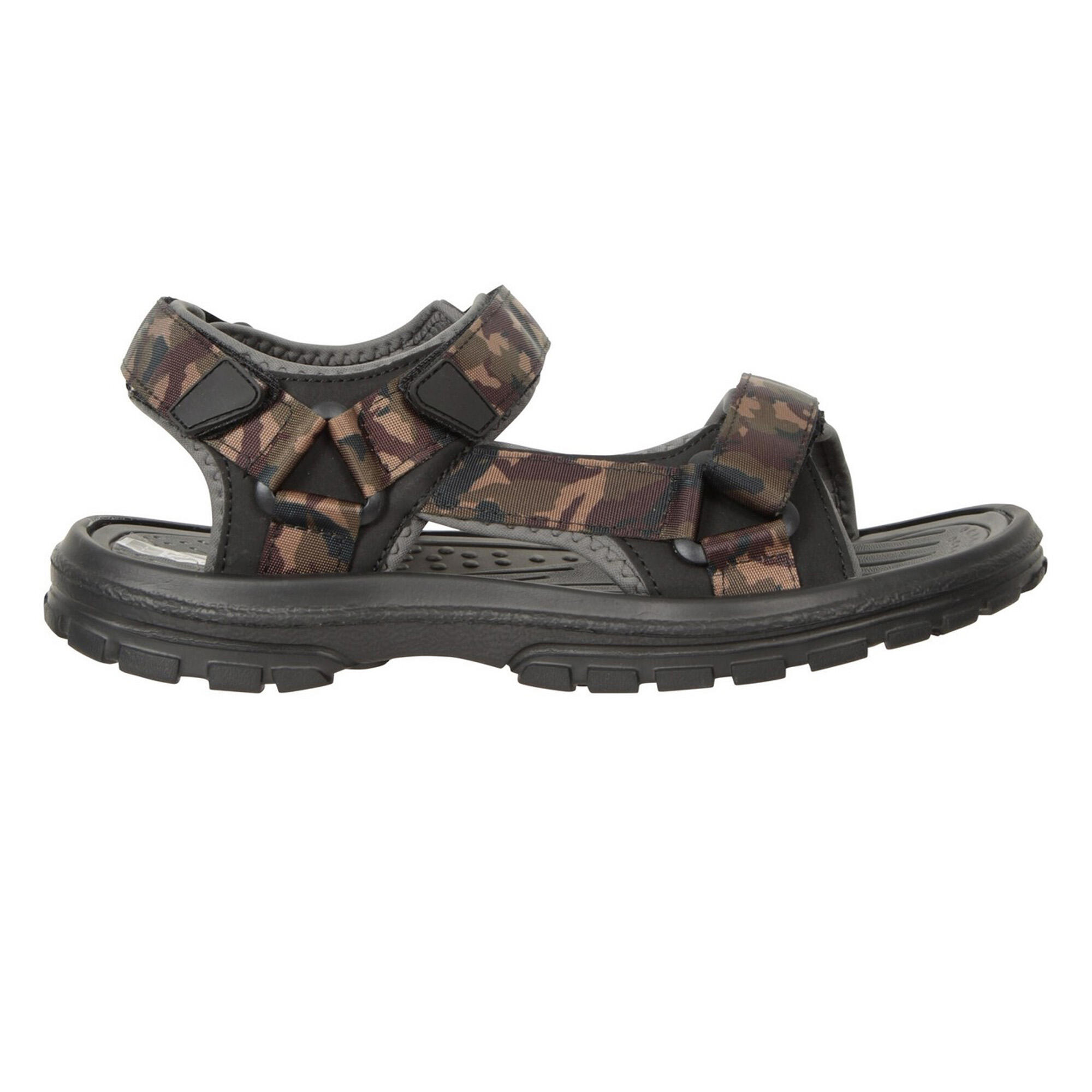 Sandalen "Crete", Tarnmuster Herren Grün/Schwarz 4/6