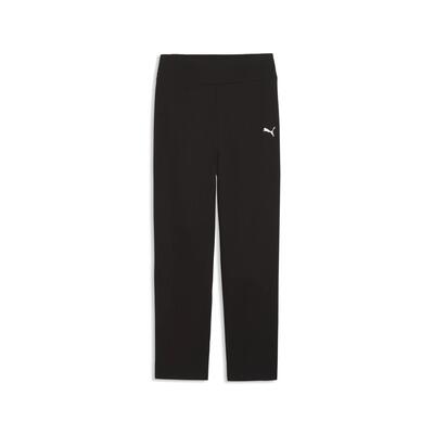 Essentials broek met hoge taille en rechte pijpen voor jongeren puma