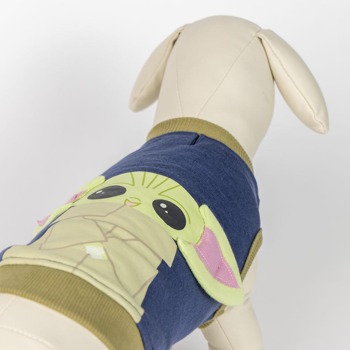 Sweat-shirt The Mandalorian Grogu Dog, en tissu bleu marine doux 5/6