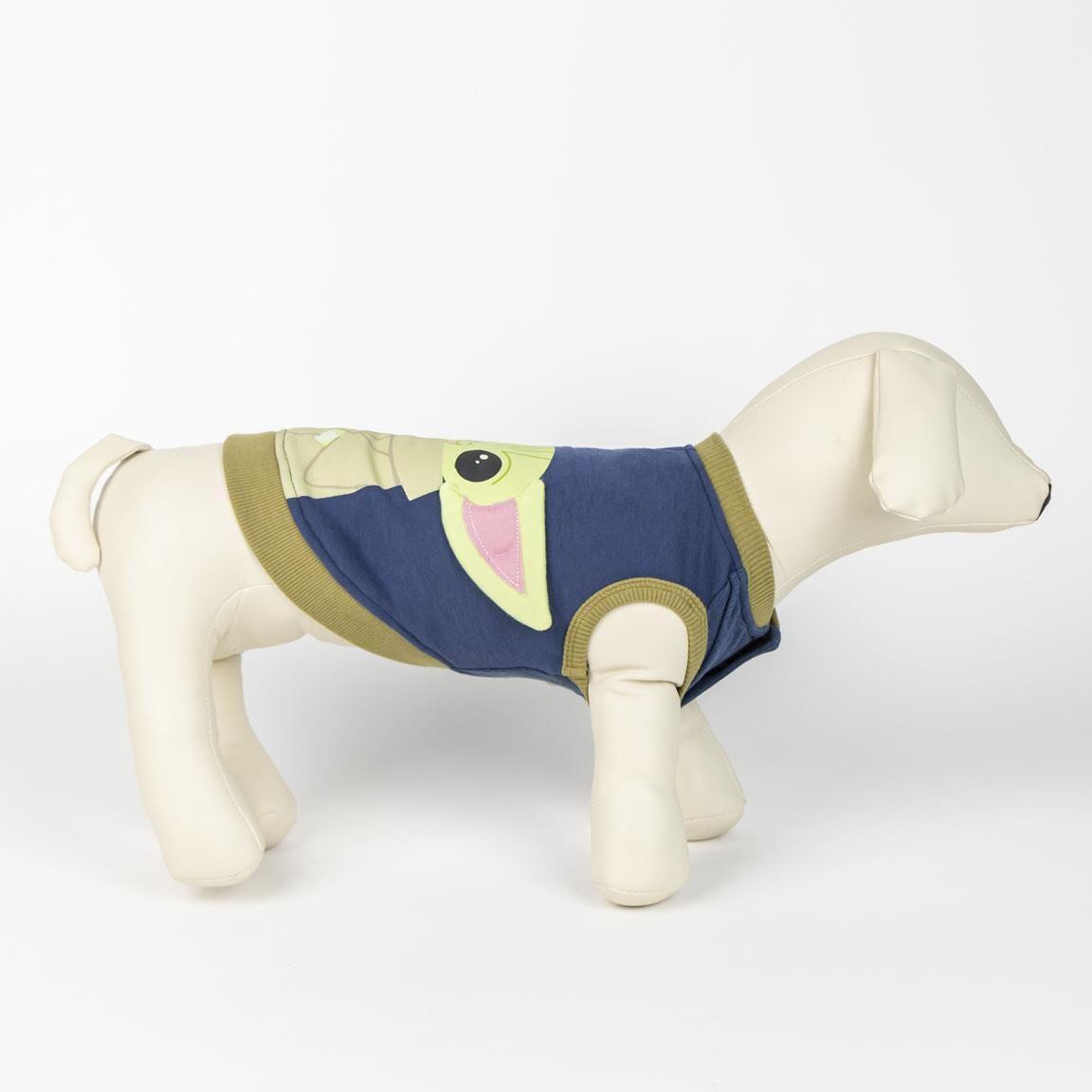 Sweat-shirt The Mandalorian Grogu Dog, en tissu bleu marine doux 4/6