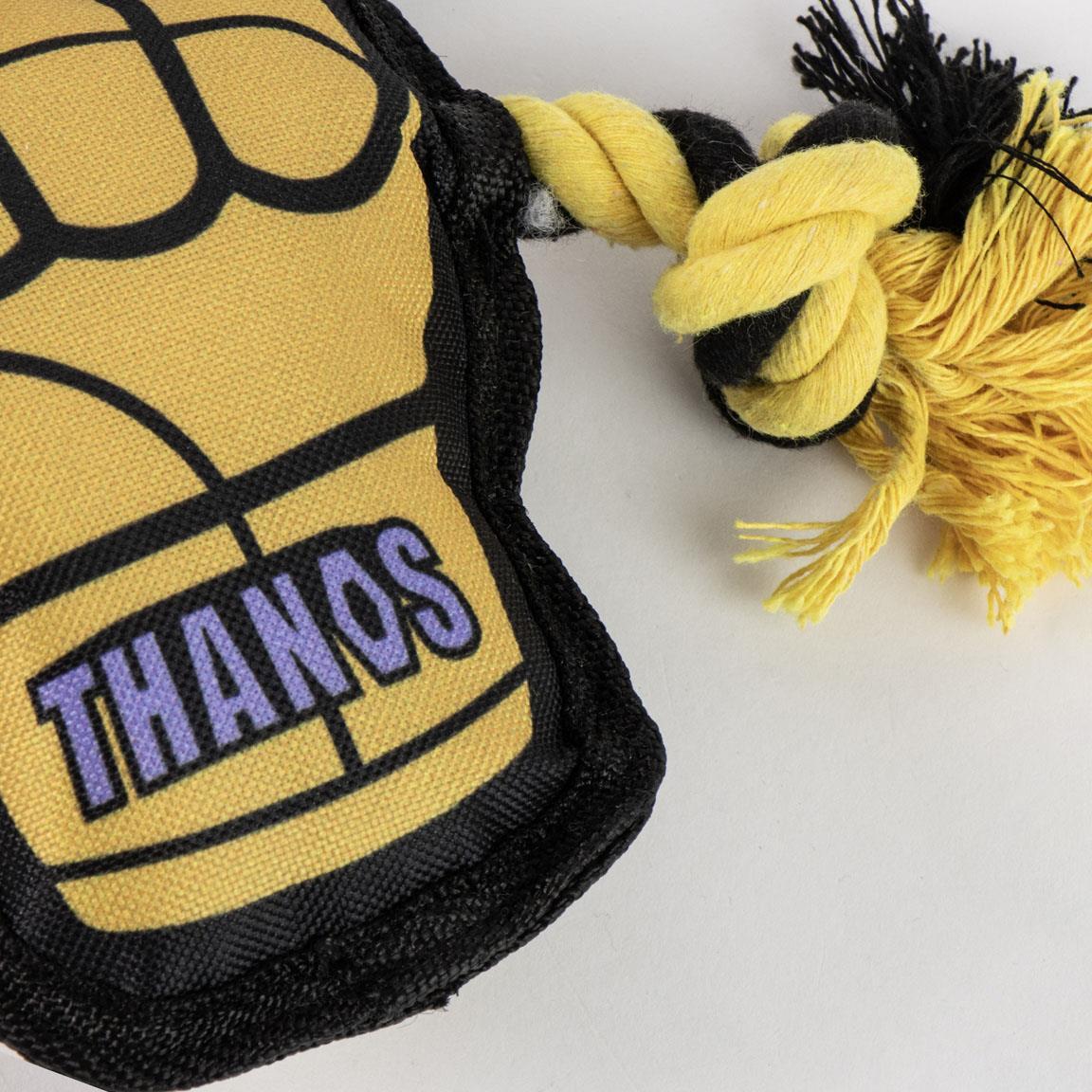 Corde à mâcher jaune pour chien Marvel Thanos 4/7