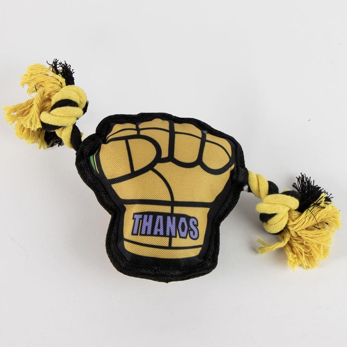 Corde à mâcher jaune pour chien Marvel Thanos 2/7