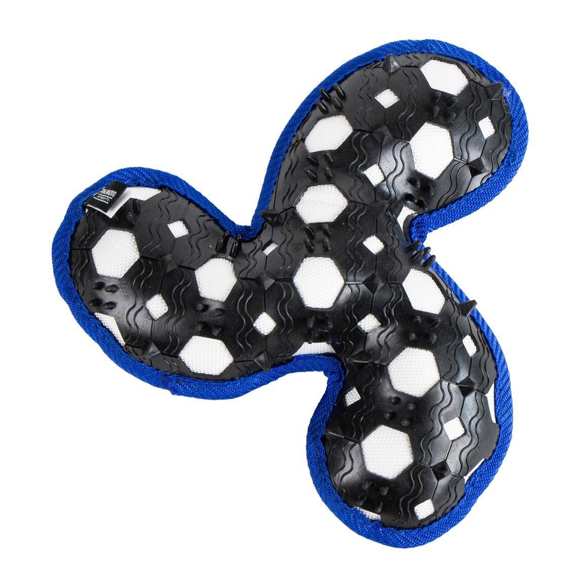 Jouet pour chien Real Madrid en TPR avec couineur, texture dentaire bleue 2/7