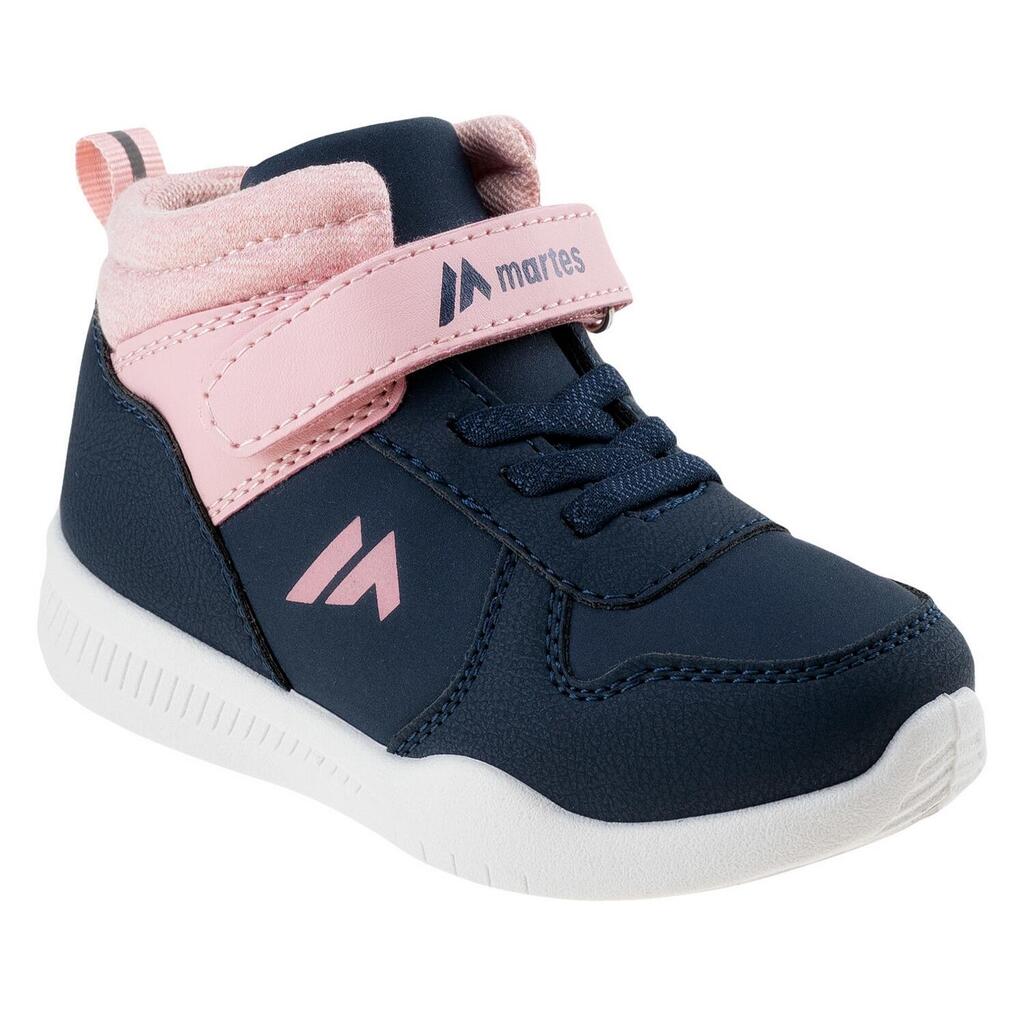 Childrens/Kids Alenis Trainers (Navy/Pink)