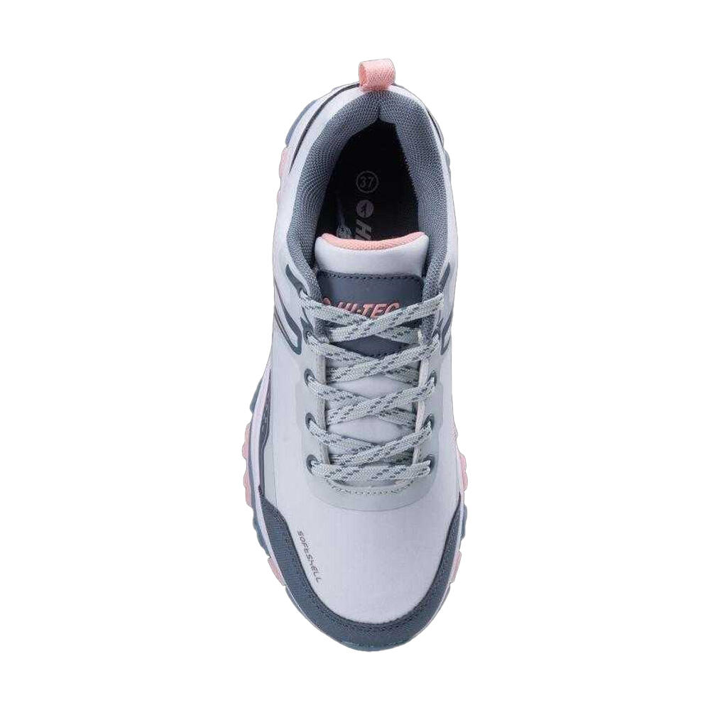 Zapatillas Deportivas de Impermeable Hiest para Mujer Gris, Plateado 4/4