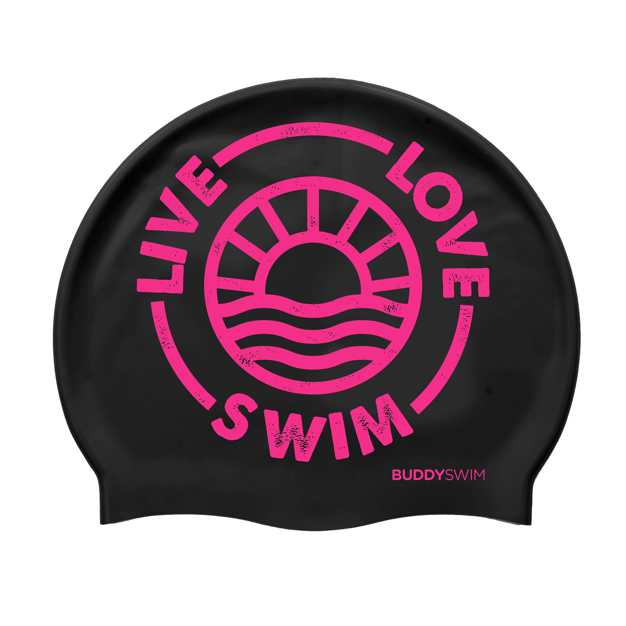 Czepek pływacki BuddySwim LLS2 Silicone black / 4/4