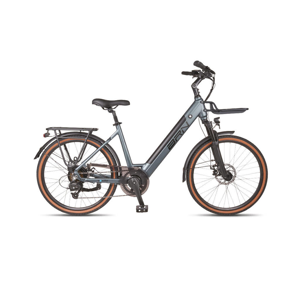 Electric city bike BRN E-CITY LC 24" woman - Free bags