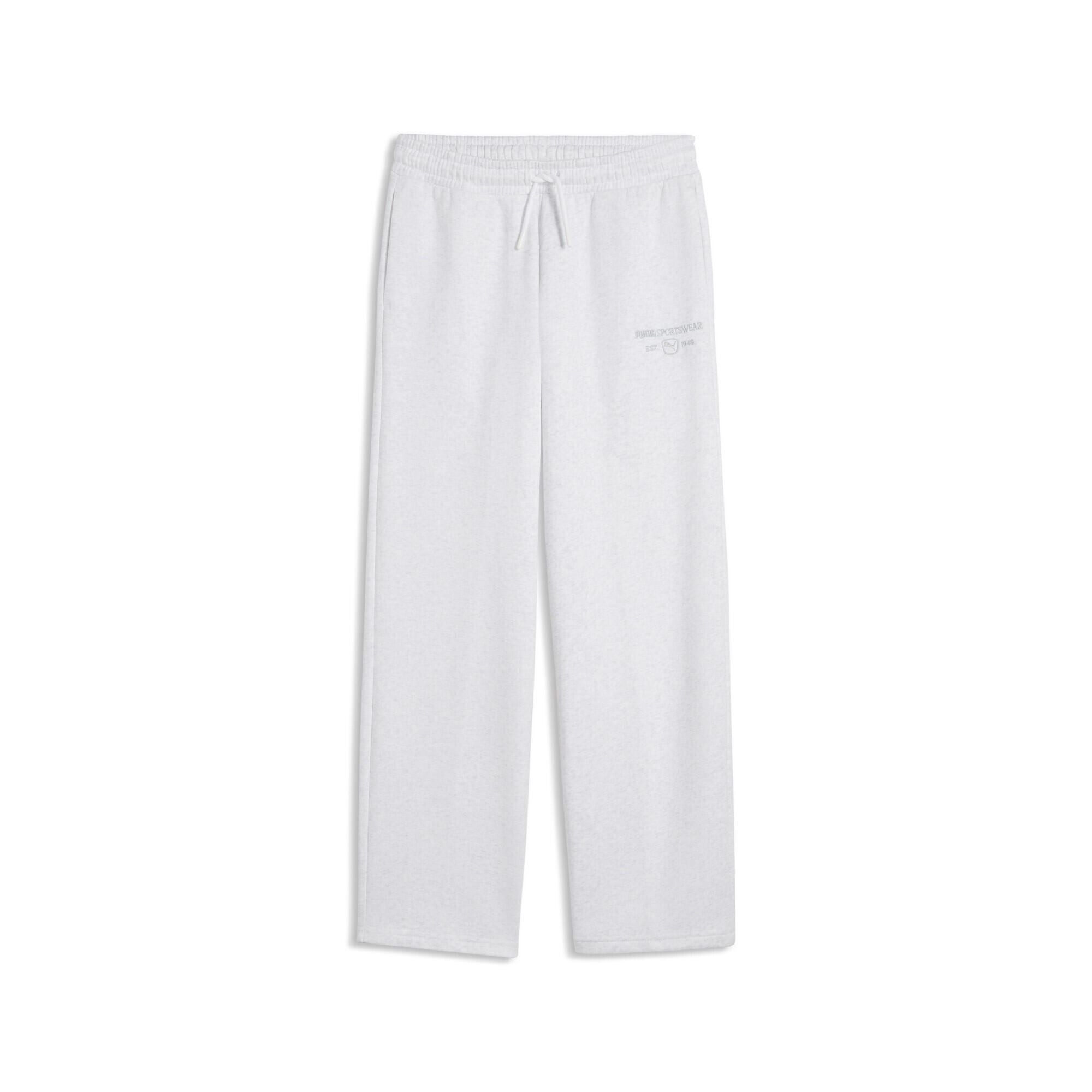 Pantaloni trening PUMA Class fleece, croială dreaptă, fete PUMA