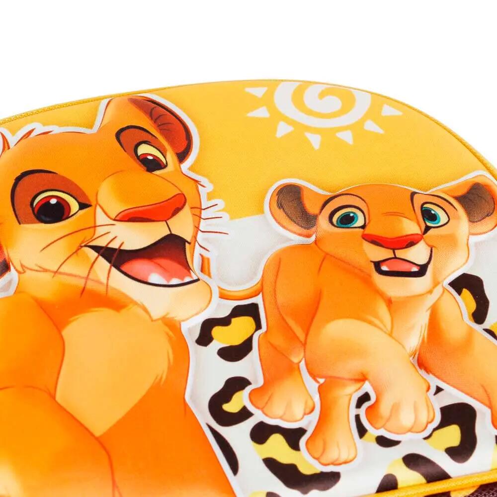 Borsa per il pranzo 3D per bambini Il Re Leone con cerniera gialla 4/4