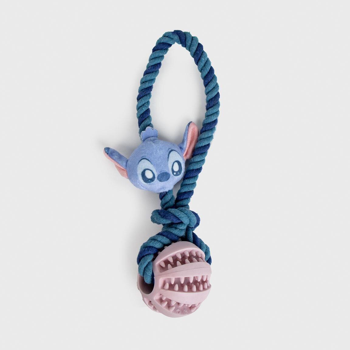 Juguete para Perro Stitch, Cuerda Mordedor Dental con Pelota Azul y Rosa 5/6