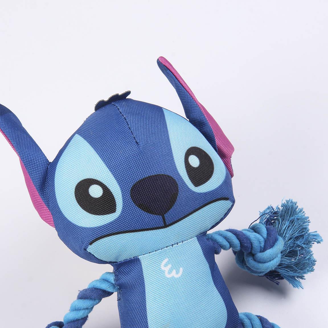 Corde dentaire pour chien Stitch, jouet à mâcher en corde tressée, bleue 3/7