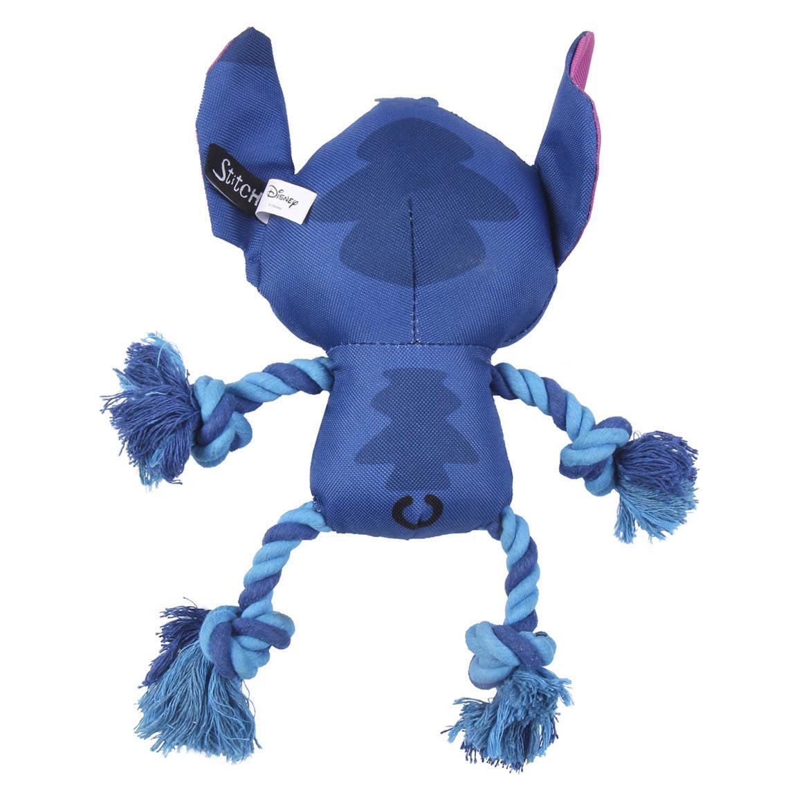 Corde dentaire pour chien Stitch, jouet à mâcher en corde tressée, bleue 2/7