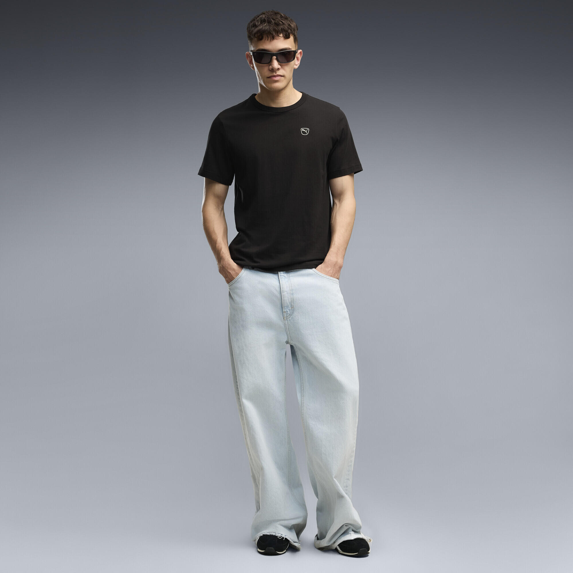 T-shirt homem gola redonda logo Essenciais Elevated PUMA 4/5