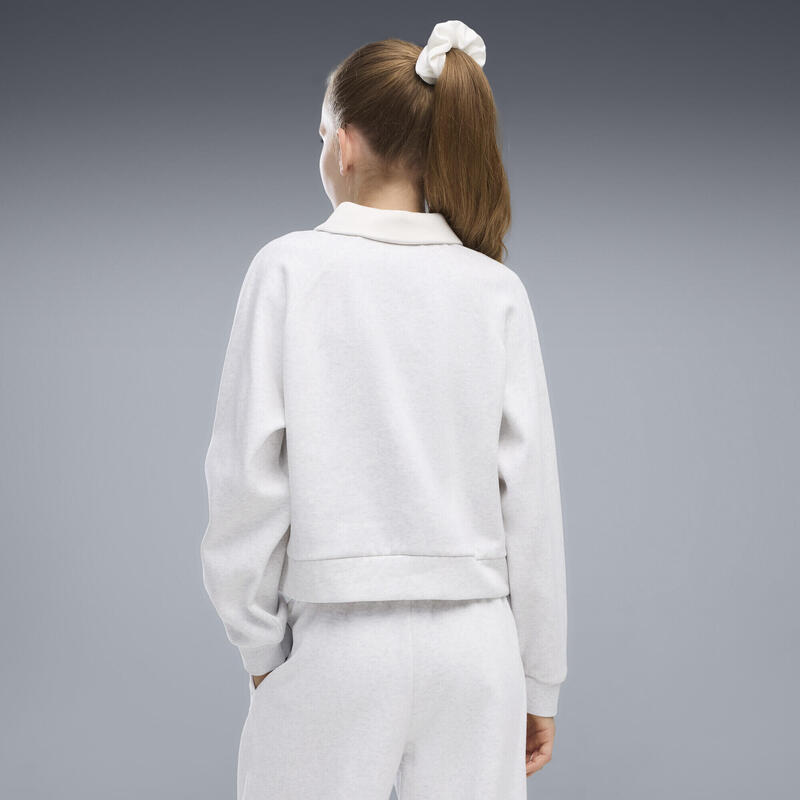 Bluză fleece scurtă PUMA Class Relaxed pentru fete PUMA