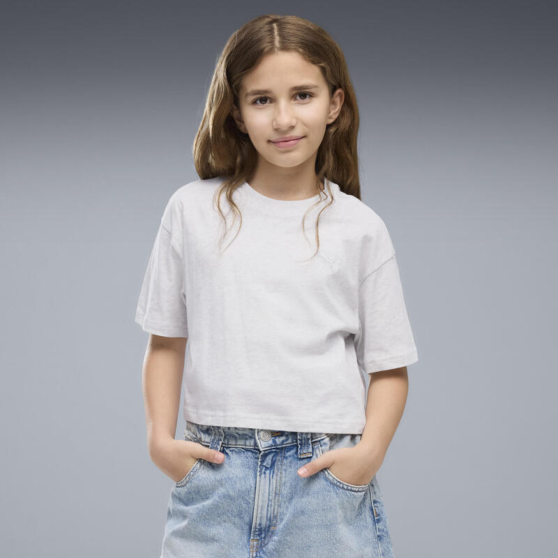 Tricou PUMA Class Relaxed Cropped Graphic pentru fete PUMA