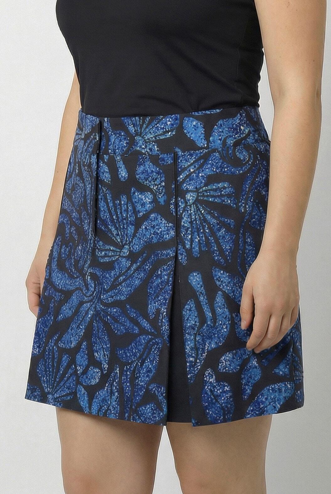 Femme Skort 2-en-1 imprimé coraux et protection SPF 50+ jupe-short 3/7