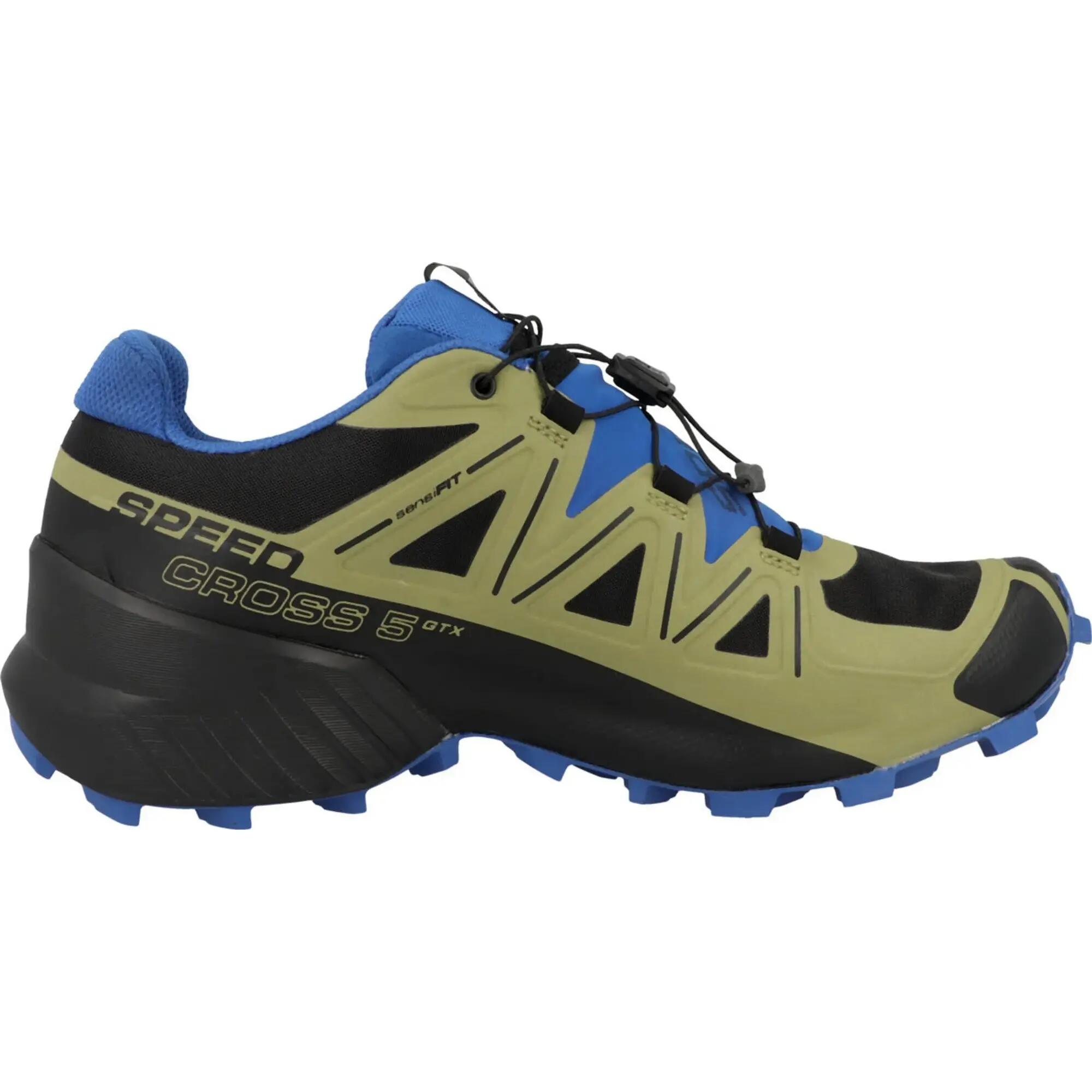 Scarpe CorsaUomo Salomon Speedcross 5 Gtx Blu Verde 3/6