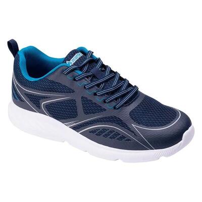 Heren runie laag sportschoenen (zwart, marine)