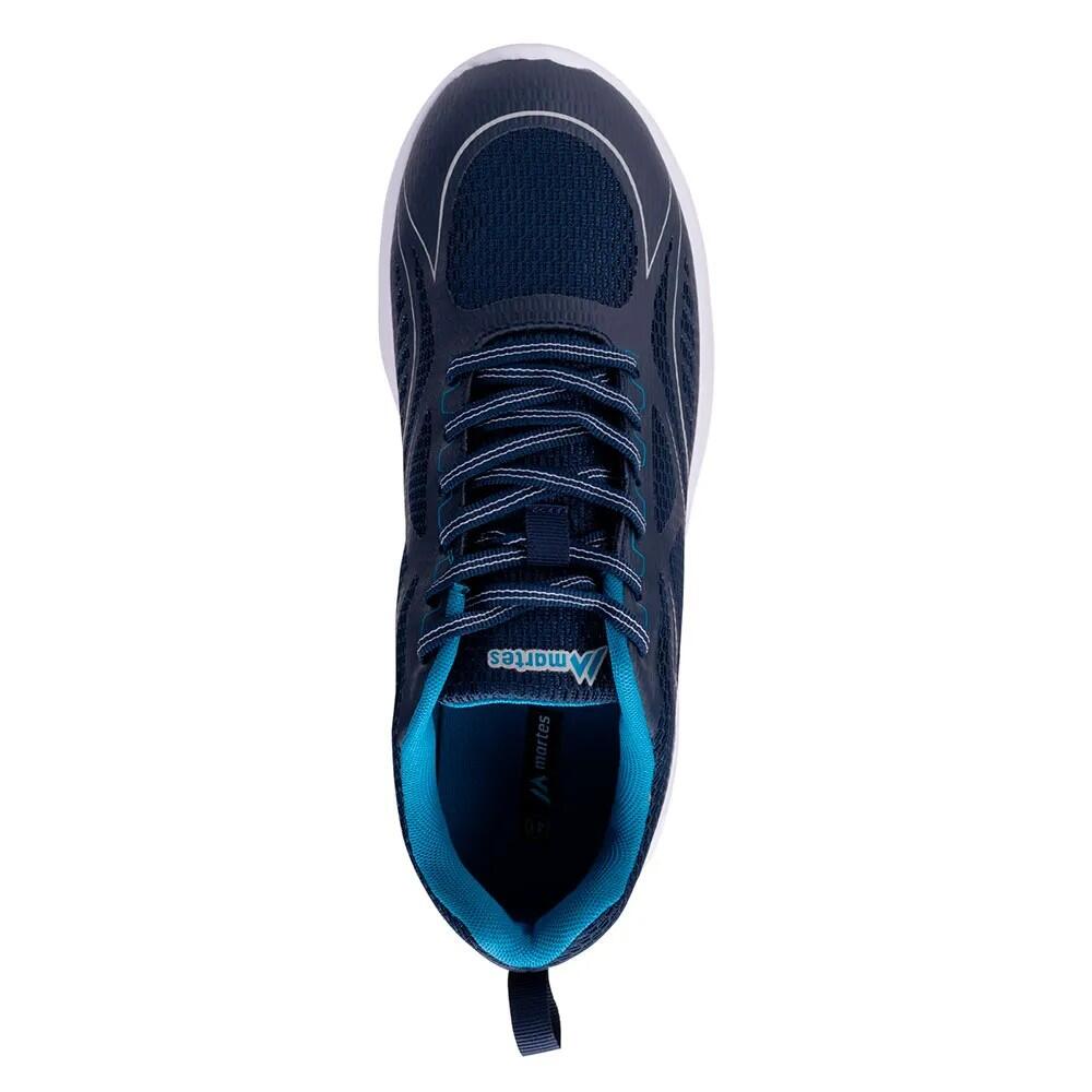 Heren Runie Laag Sportschoenen (Zwart, Marine) 4/4