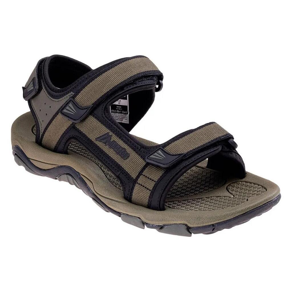 Mens Makany Sandals (Khaki/Black)