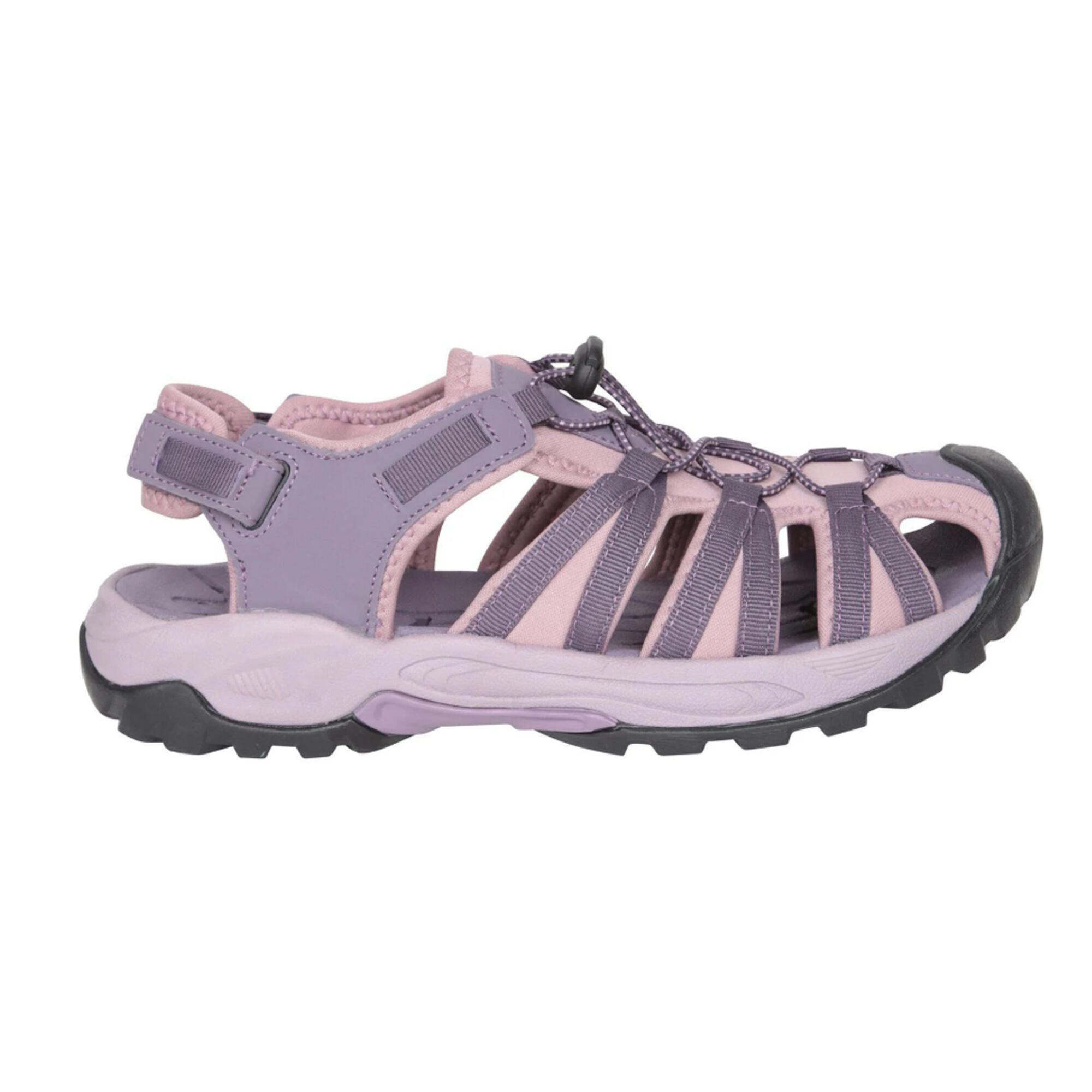 Sandales Contrastées À Bout Arrondi SEASIDE Femme (Lilas) 4/4