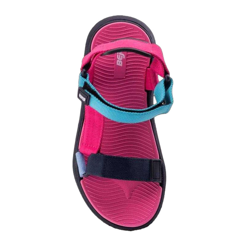 Sandalias Mileri para Niños/Niñas Negro, Rosa 3/4