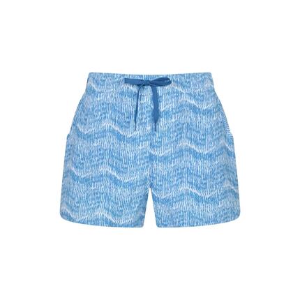 Boardshort Extensible Motif/style À Motifs Femme (Bleu À Motifs)