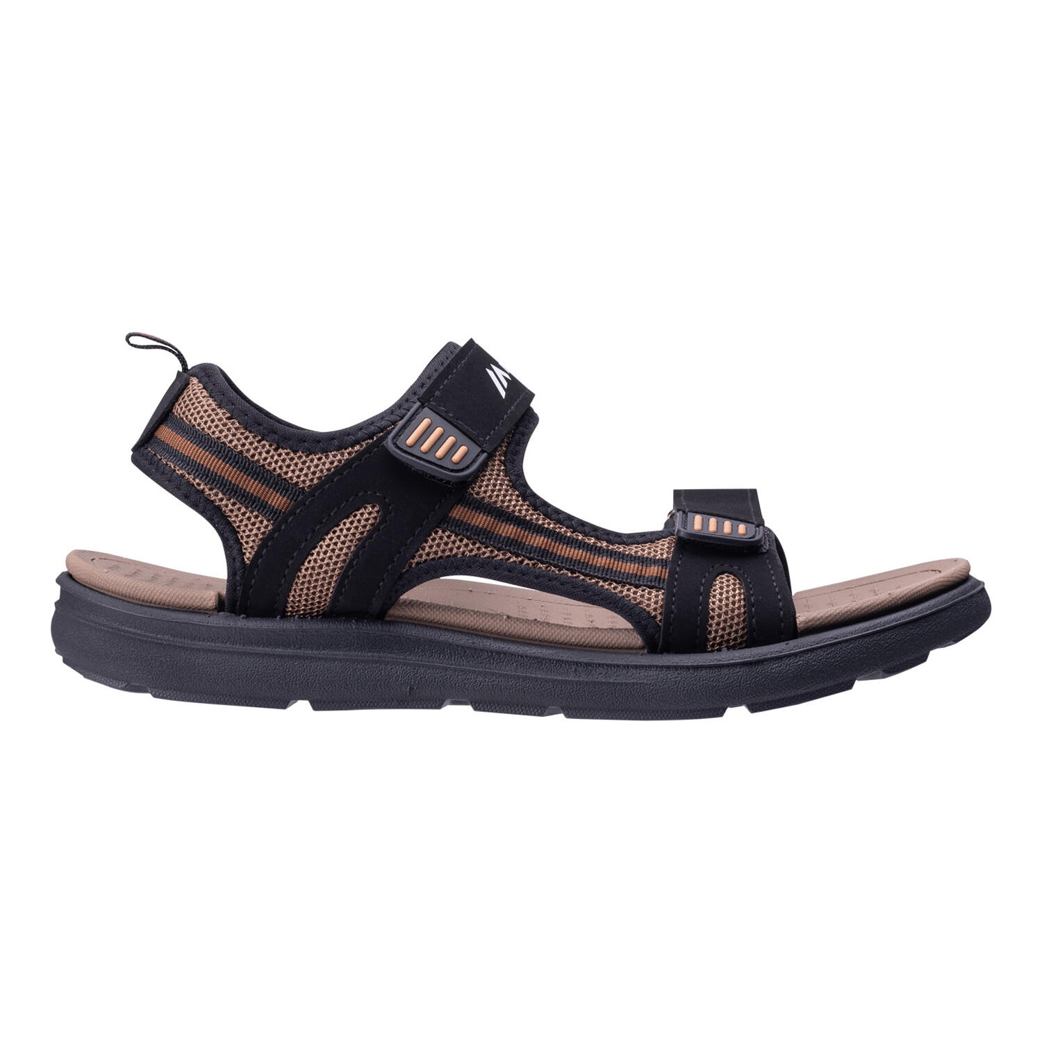 Heren Martibo sandalen (Zwart/Bruin) 3/4