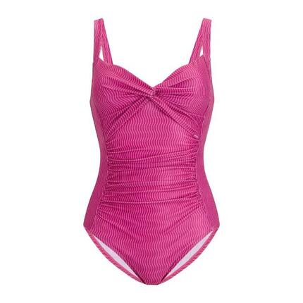 Maillot De Bain 1 Pièce Motif/style Imprimé SAKARI Femme (Rose Foncé Rayures