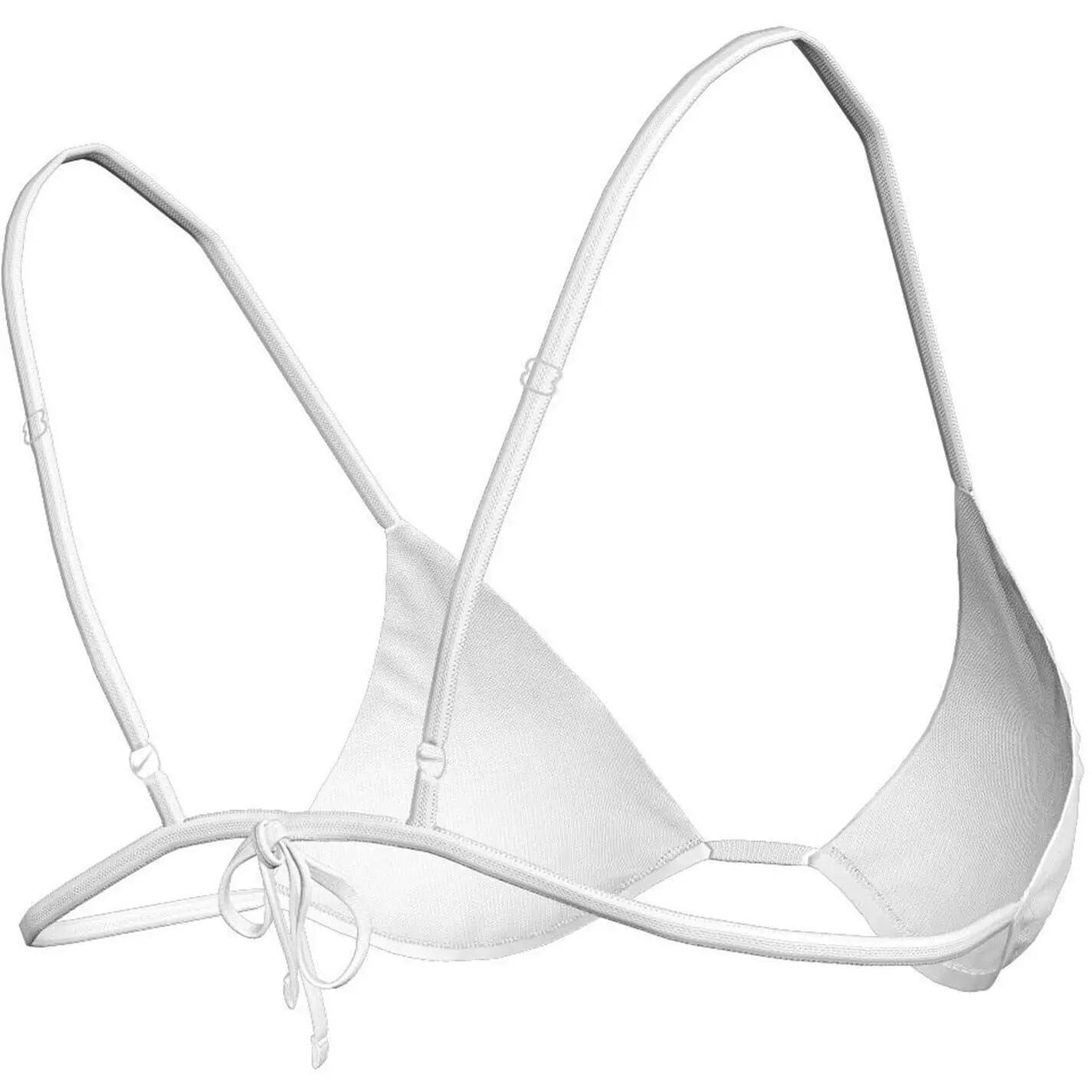 Haut De Maillot De Bain Motif/style Logo Femme (Blanc) 2/3