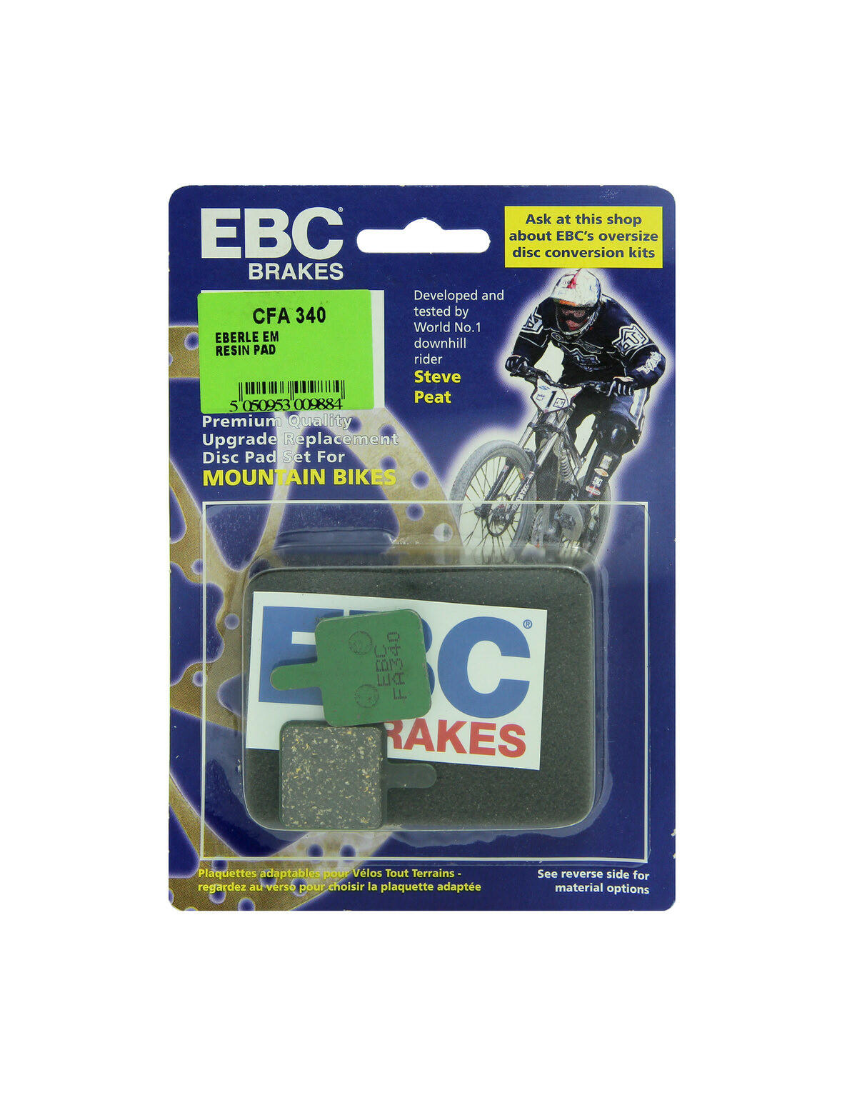 CFA340 - Klocki hamulcowe rowerowe (organiczne) EBC Brakes 2/2