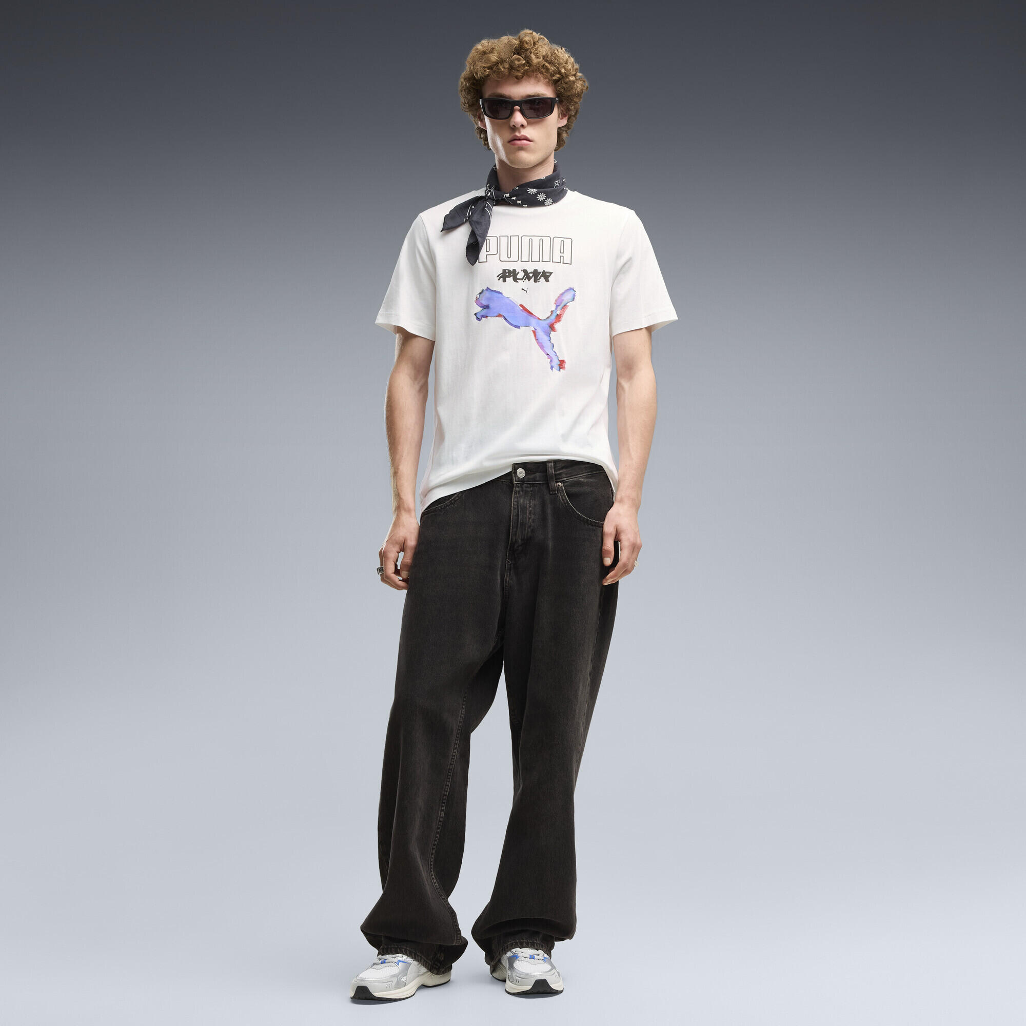 T-shirt Graphics Cyber PUMA para homem 4/5