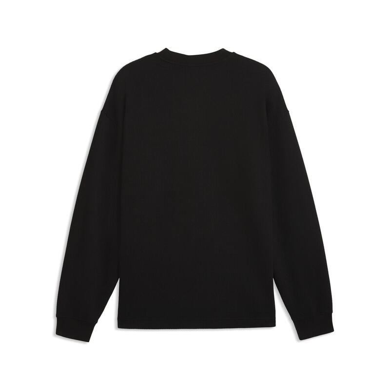 Essentials Elevated Relaxed Material Crew Sweatshirt Bărbați PUMA