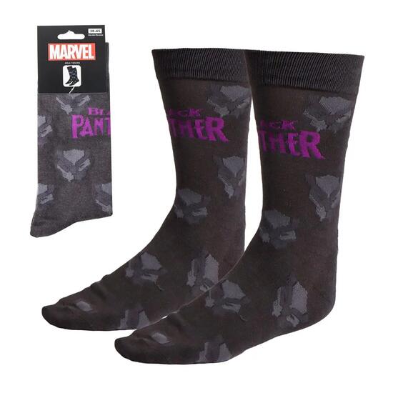 Chaussettes en coton doux et respirant pour enfants - Panthère noire
