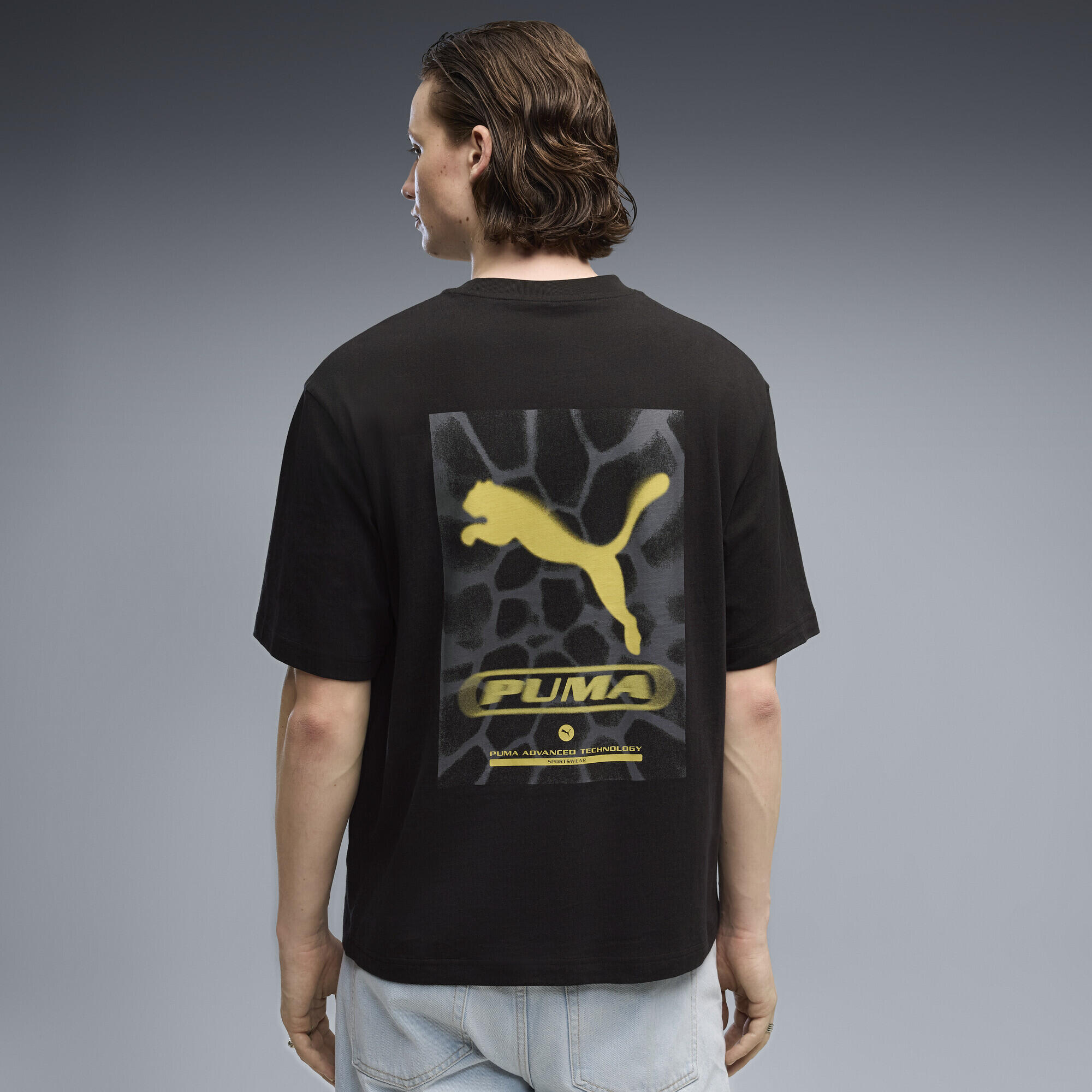 Męska koszulka PUMA Sport Boxy Street z nadrukiem PUMA 3/5