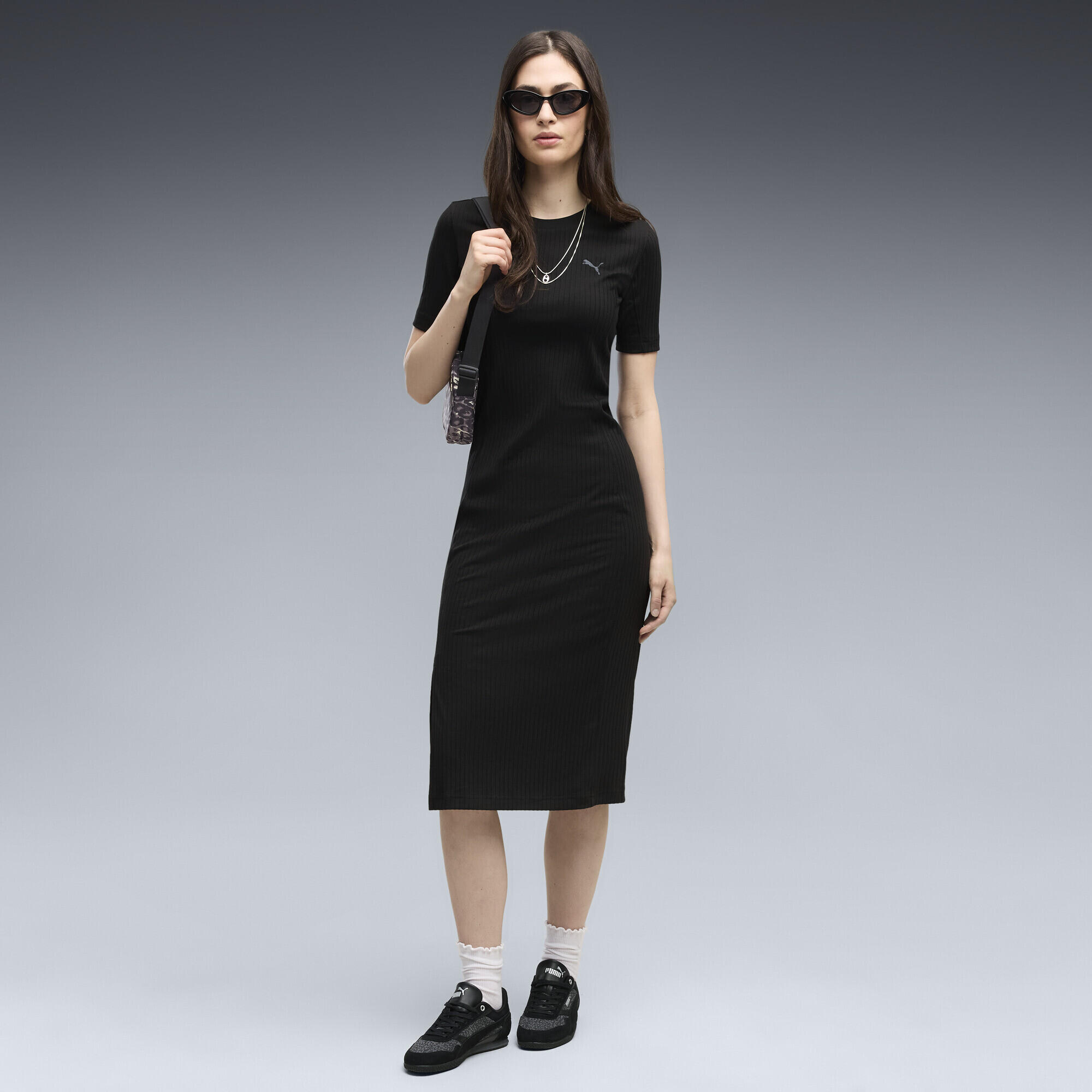 Robe slim côtelée HER Femme PUMA 4/5