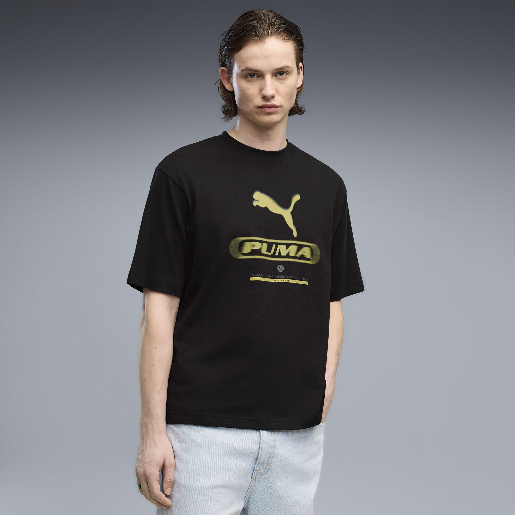 Męska koszulka PUMA Sport Boxy Street z nadrukiem PUMA 2/5