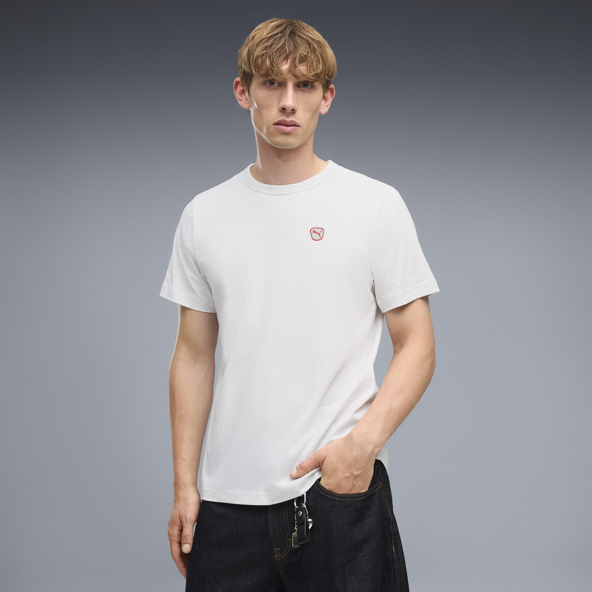 T-shirt homem gola redonda logo Essenciais Elevated PUMA 2/5