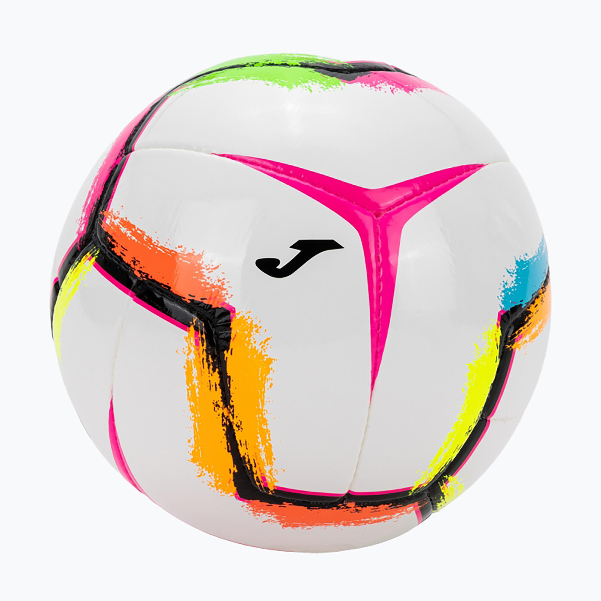Piłka do piłki nożnej Joma Halley II white/fluor pink rozmiar 4 2/3
