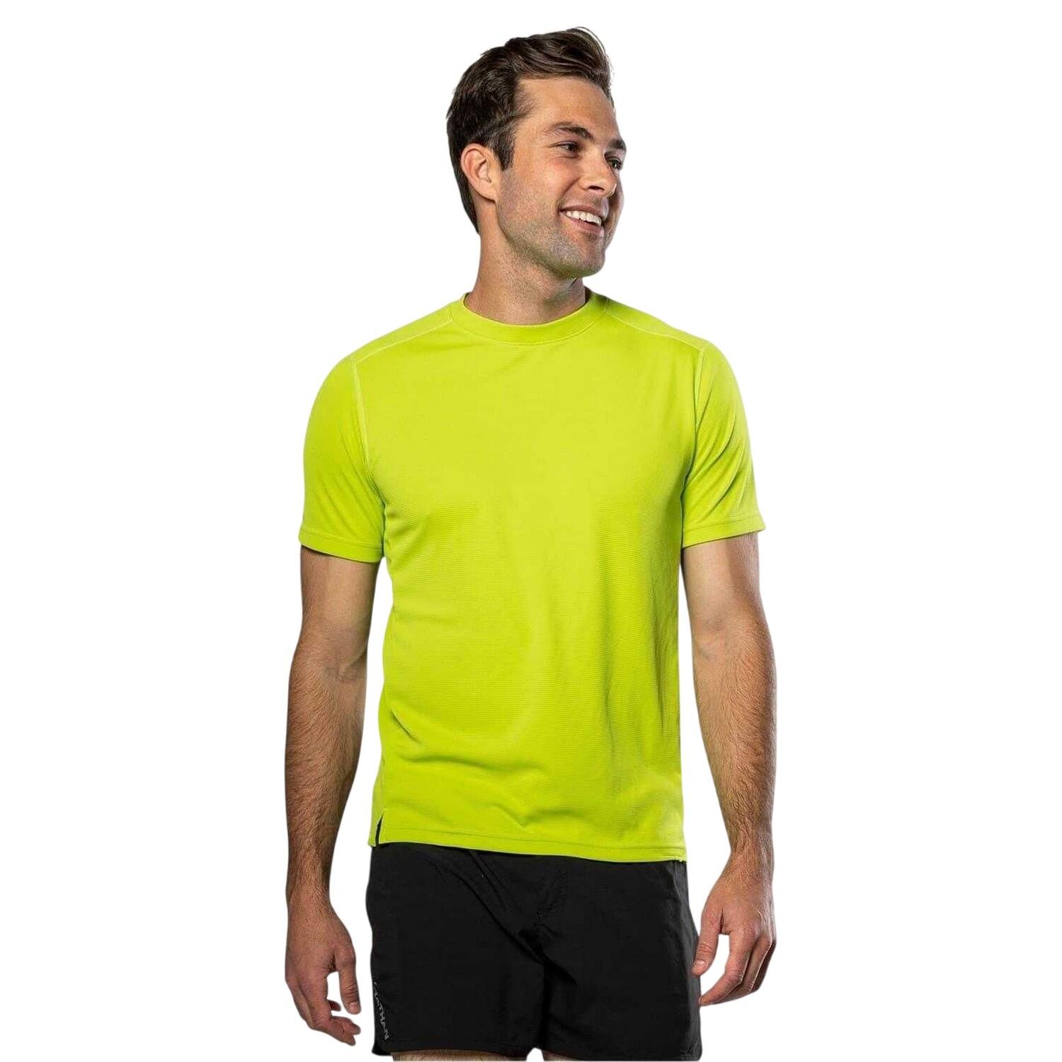 Mens Rise Regular ShortSleeved TShirt (Bright Lime) 2/3