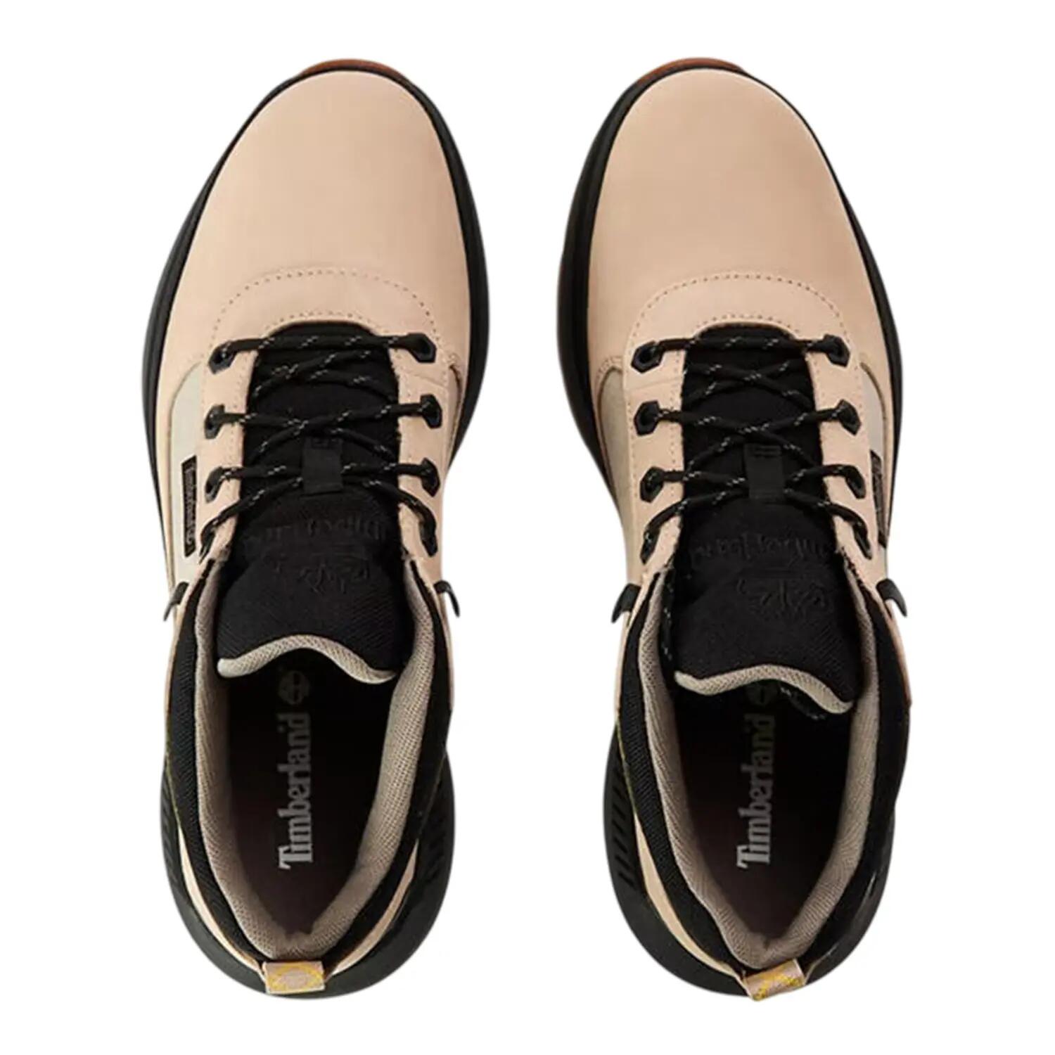 Heren Field Trekker Leren Trainers (Licht Taupe) 3/6