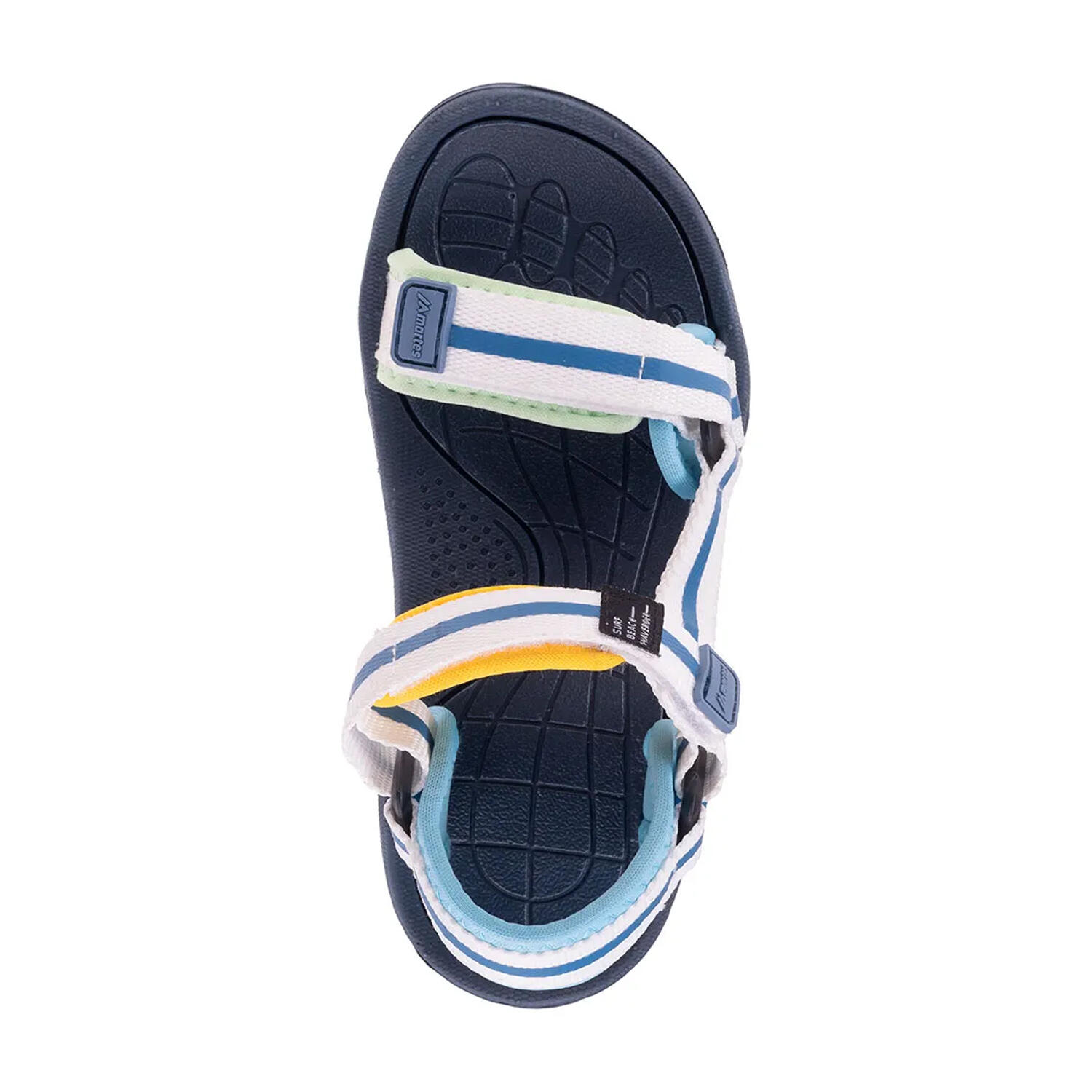 Nemis sandalen voor kinderen (Marine / Blauw / Wit) 3/4