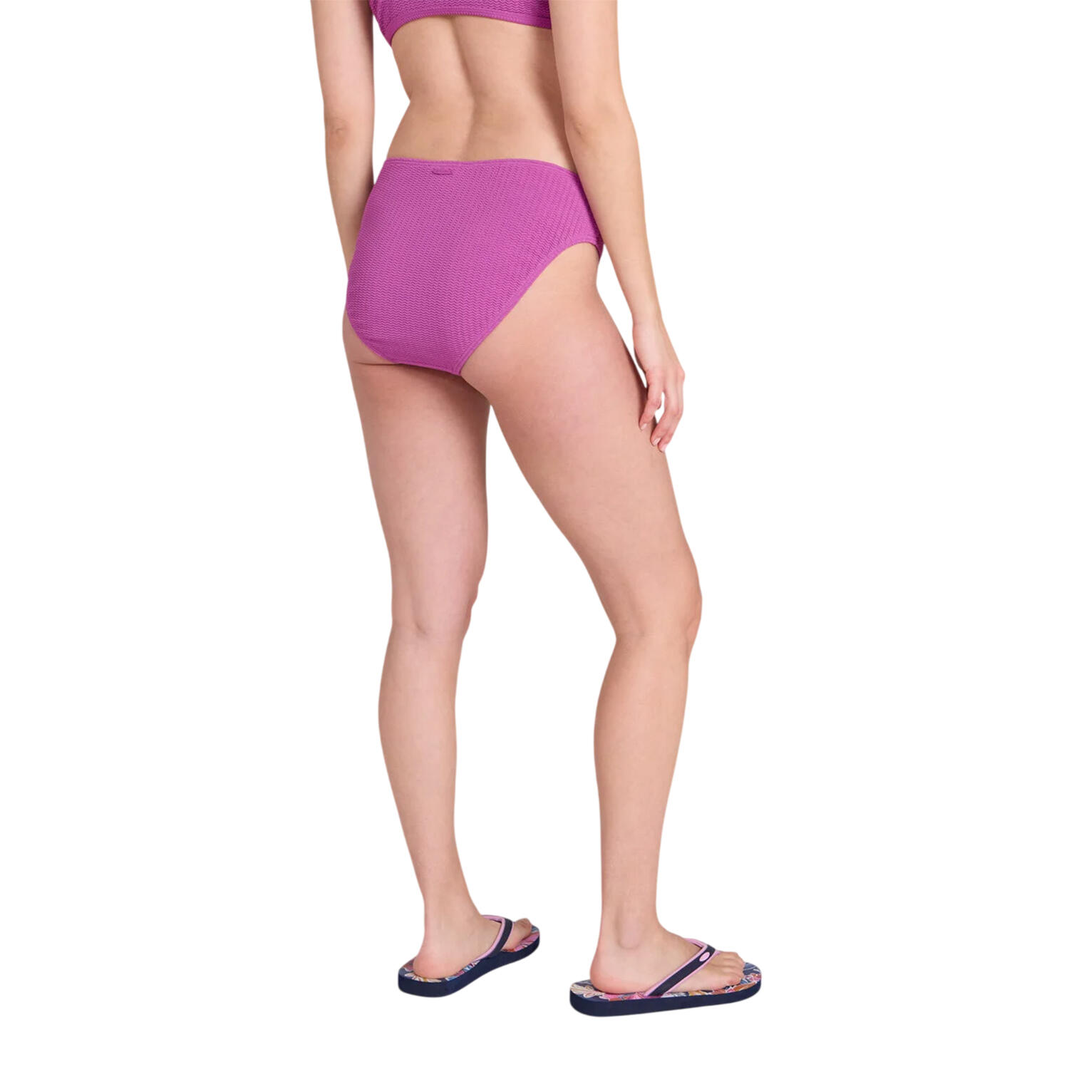Womens/Ladies Skye Plain Bikini Bottoms (Purple) 3/3