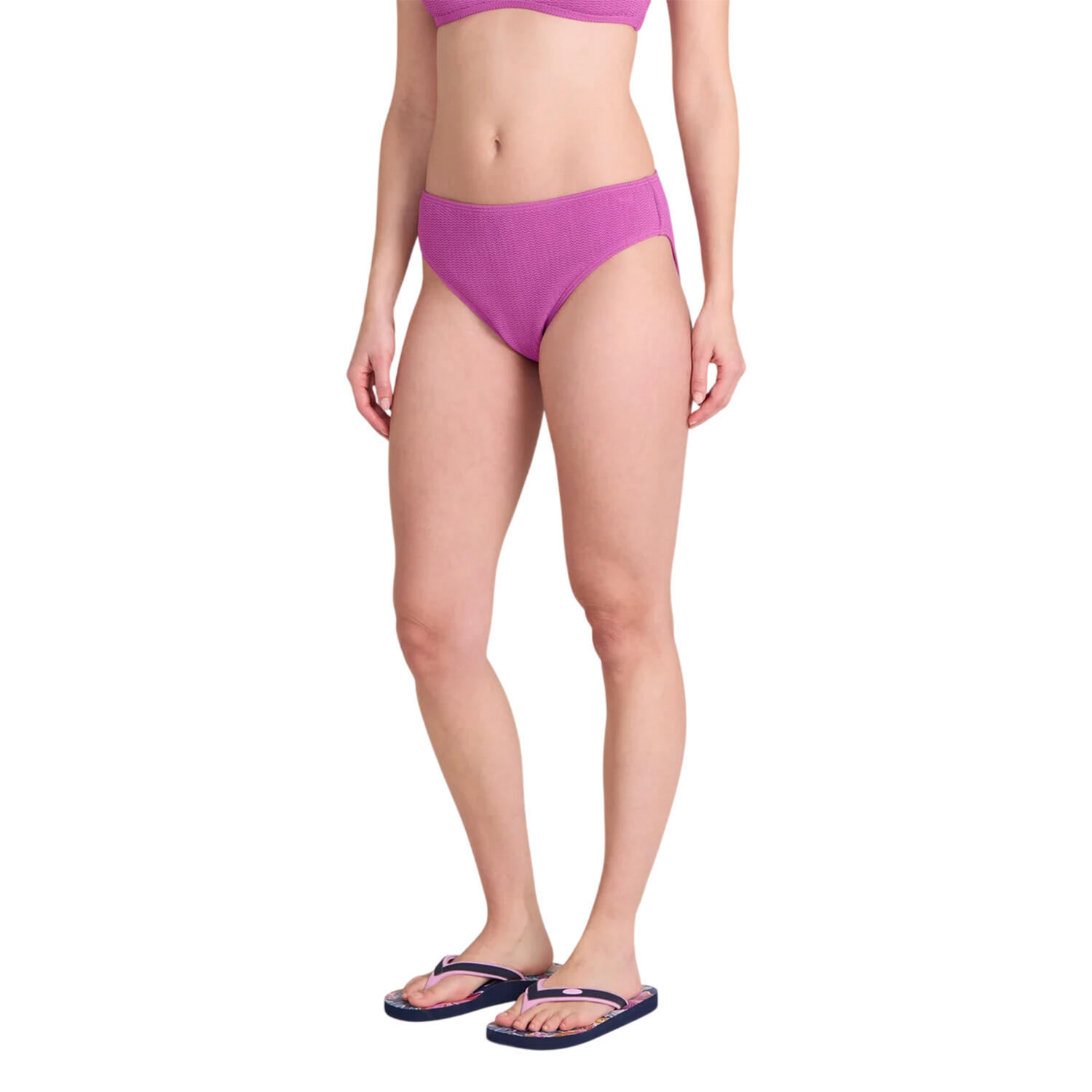Womens/Ladies Skye Plain Bikini Bottoms (Purple) 2/3