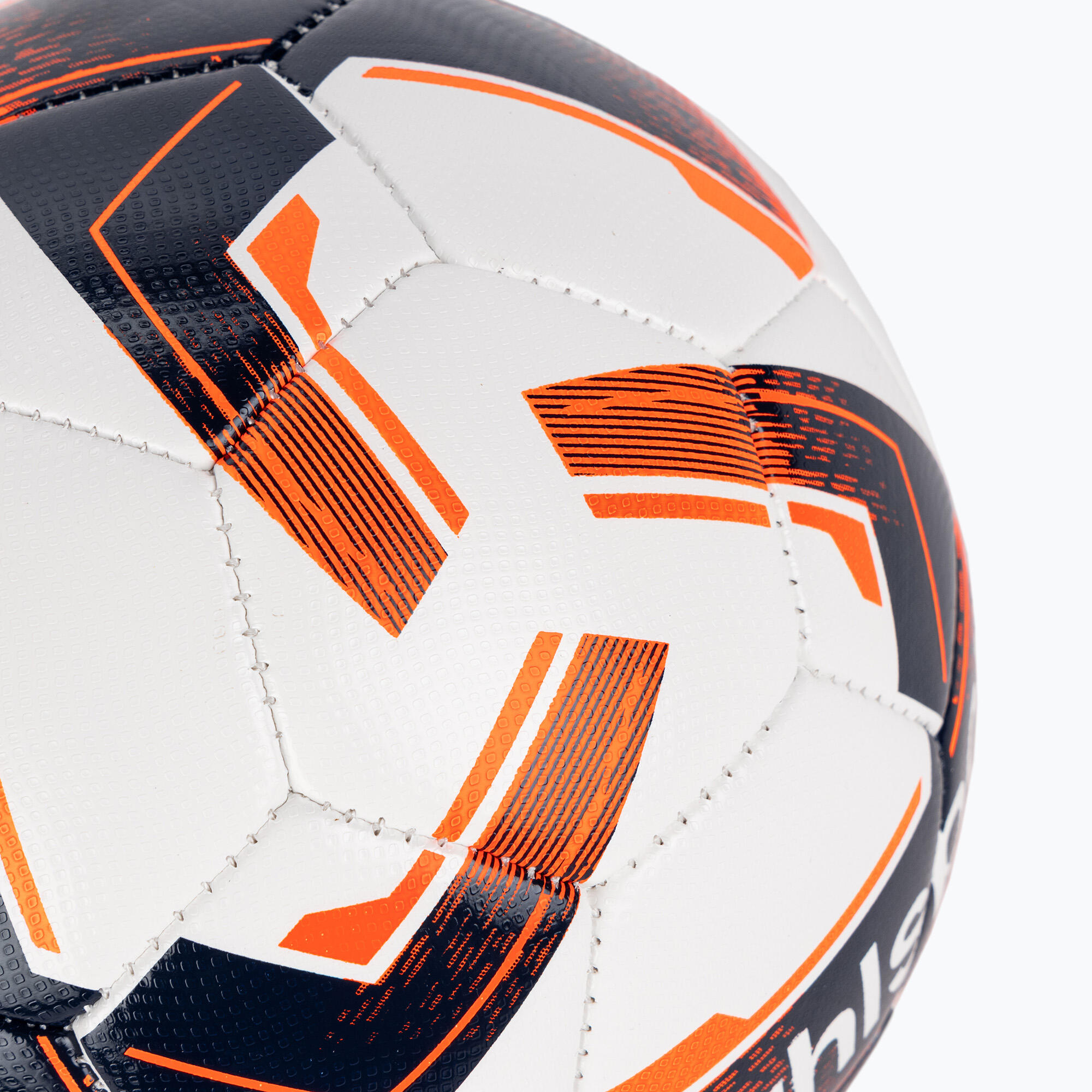 Bola de futebol uhlsport Lite Soft 290 branco/marinho/laranja fluorescente 3/5