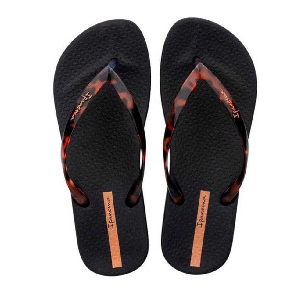 Chinelos de dedo Anat Connect com logótipo para mulher (Preto) 3/7