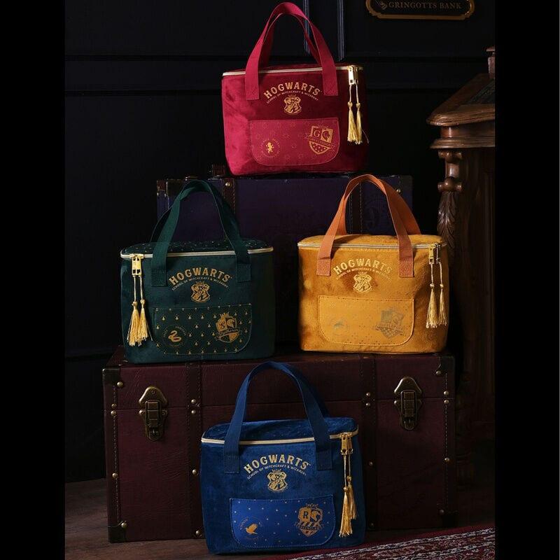 Sac à goûter pour enfant Serpentard Harry Potter en velours vert 4/4