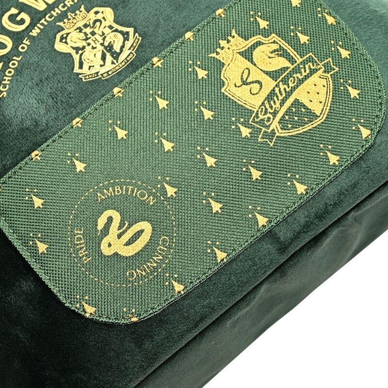 Sac à goûter pour enfant Serpentard Harry Potter en velours vert 3/4