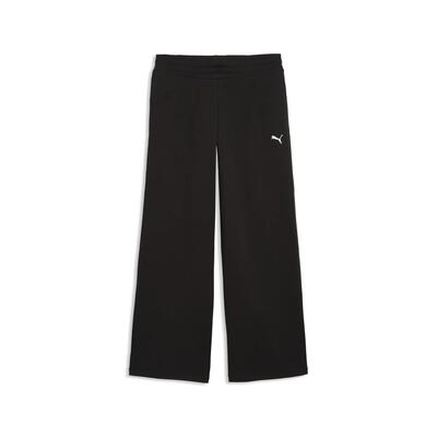 Essentials cat fleecebroek met wijde pijpen voor dames puma