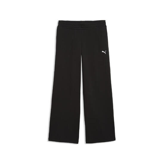 Essentials Cat Fleece Hose mit weitem Bein Damen PUMA